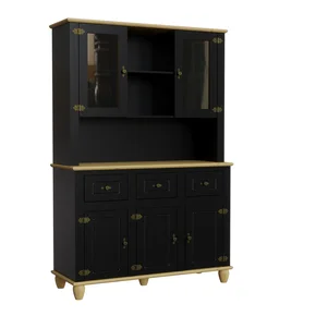 linha retro black kit cozinha fi